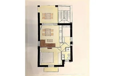 Ferienwohnung mit 2 Schlafzimmer