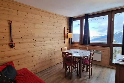Appartement in La Plagne met uitzicht op de M...