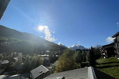Duplex in Les 2 Alpes mit Bergblick