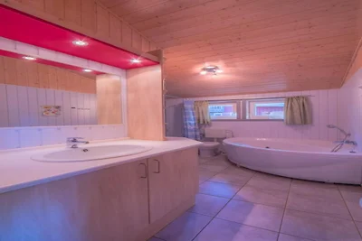Vakantiehuis met sauna op vakantiepark Mirow