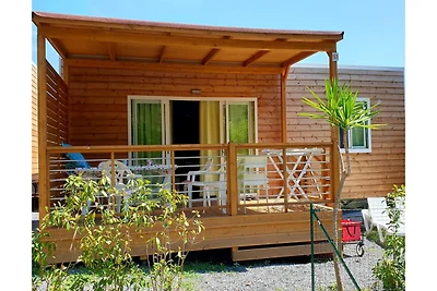 Mobilheim auf einem Campingplatz in Pietra...