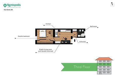 Schöne Wohnung mit Balkon