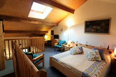 Apartment in Areches mit Bergblick