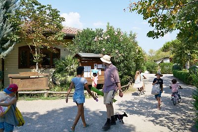 Hütte auf einem Campingplatz in Strandnähe