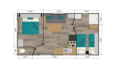 Gemütlicher Wohnwagen Donkmeer 6p