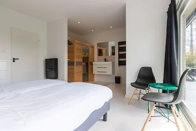 Ferienhaus mit überdachter Veranda und Sauna