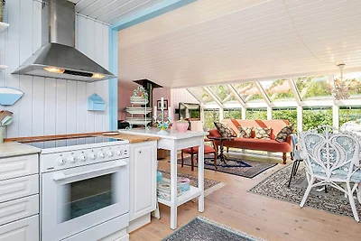 Ferienhaus mit Terrasse und Feuerstelle