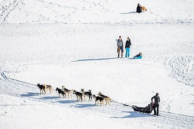 Apartment in Tignes mit Blick auf den...