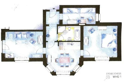 In der Villa Fortuna am Meer - Wohnung 1