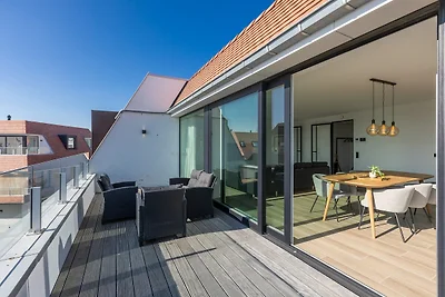 Ruim appartement voor 8 personen vlakbij zee.