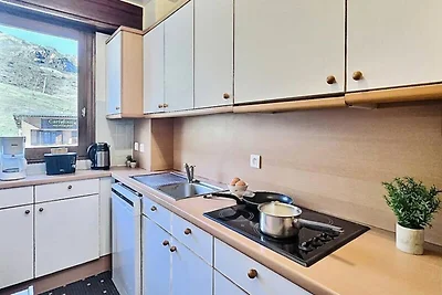 Wohnung in Tignes mit Seeblick