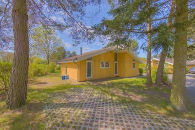 Vakantiehuis met sauna op vakantiepark Mirow