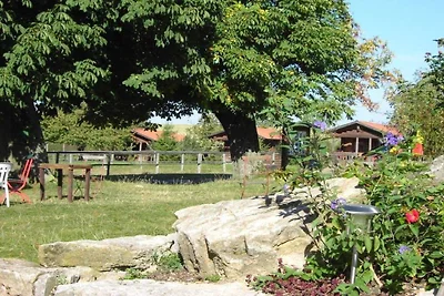 Blockhäuser auf Gut Friedenthal