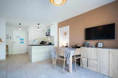 Wohnung in Valras Plage mit Pool