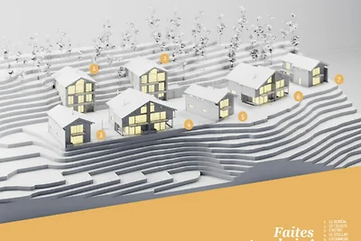 Chalet in Montalbert mit Blick auf das Tal