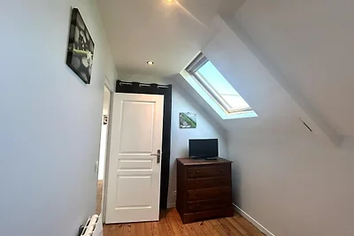 Huis met terras op het zuiden en omheinde...