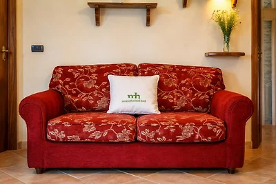 Ruhiger Rückzugsort mit Blick auf das Tal