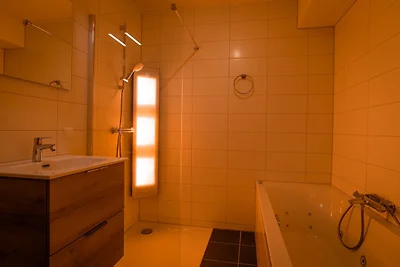 Wellnessappartement met sauna, uitzicht