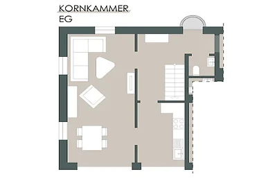 Holiday apartment with 1 bedroom