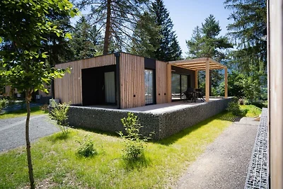 Casa de vacaciones en Presseggen con terraza.