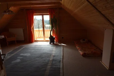Cabane en bois dans le parc national