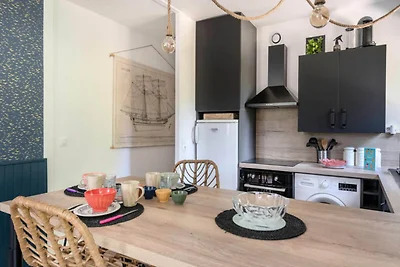 Apartment am Strand von Pornic mit Garten