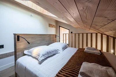 Chalet a Les Tines con vista sul Monte Bianco