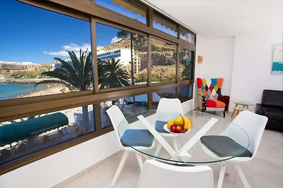Strandappartement in Mogán met Uitzicht