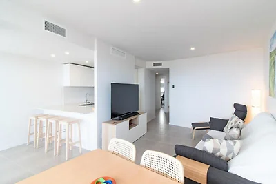 Appartement vlakbij het strand van Canet met...