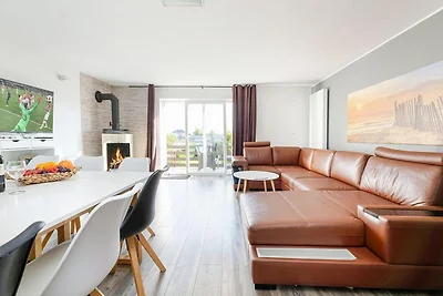 Grote, comfortabele villa met een eigen tuin.