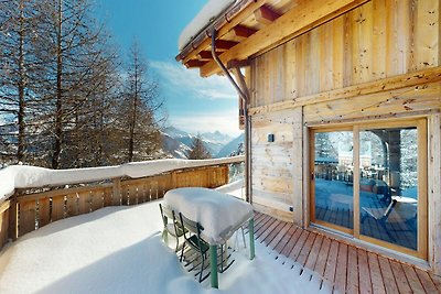 Gezellig chalet in Vex met balkon