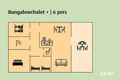 Bungalow 6p im Herzen von Voorthuizen