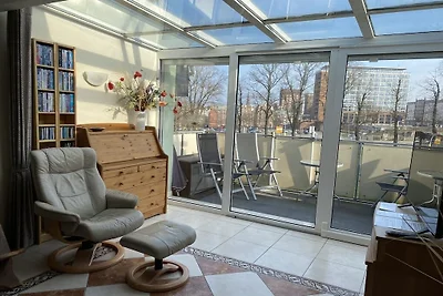 Ferienwohnung in Rostock mit Balkon