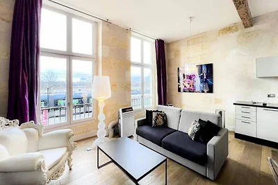 2-Zimmer-Wohnung mit Blick auf die Garonne