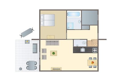 Ferienhaus mit Geschirrspüler, 18 km.