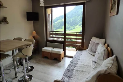 Studio in Nant Robert mit Aravis-Blick