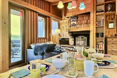 Apartment in Tignes mit Blick auf die Berge