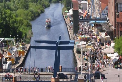 Hausboot auf der Peene, Demmin