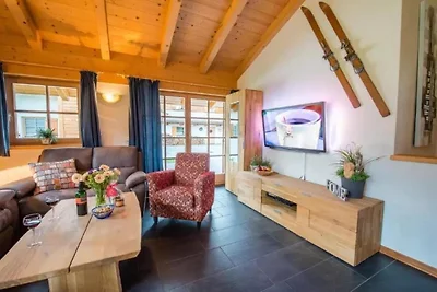 Chalet panoramico in vetro con sauna