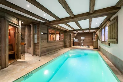 Chalet in Megève mit Pool und Sauna