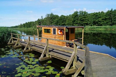 Hausboot in Loitz mit Schwimmbecken