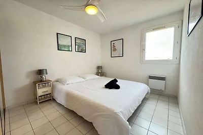 Appartement vlakbij het strand met balkon