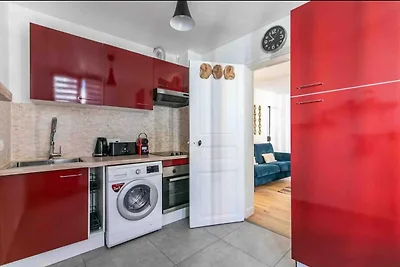 Charmant appartement met 1 slaapkamer en 4 zi...