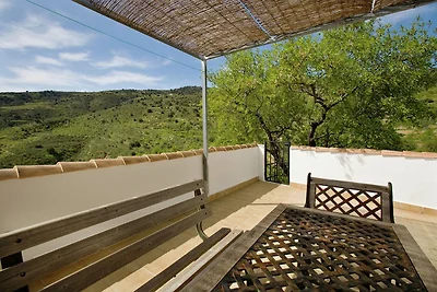 Ferienhaus mit Bergblick