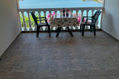 Apartments Franka Saplunara-Twin Room with Te...