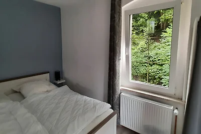 Schilderachtig appartement in Bergk met tuin