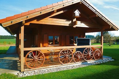 Ferienhaus mit Pool und Sauna in Kanzach