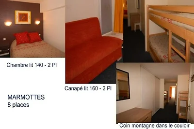 2 Zimmer für 8 Personen