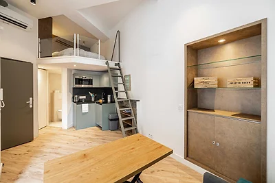A/C Mezzanine Apt 1BR/2P - Place Garibaldi