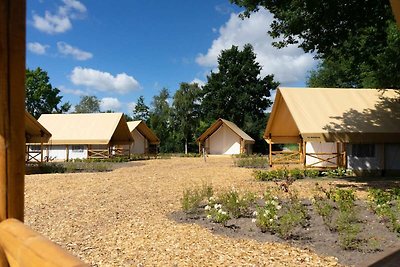 Tenda lodge con bagno e airco, vicino ad un...